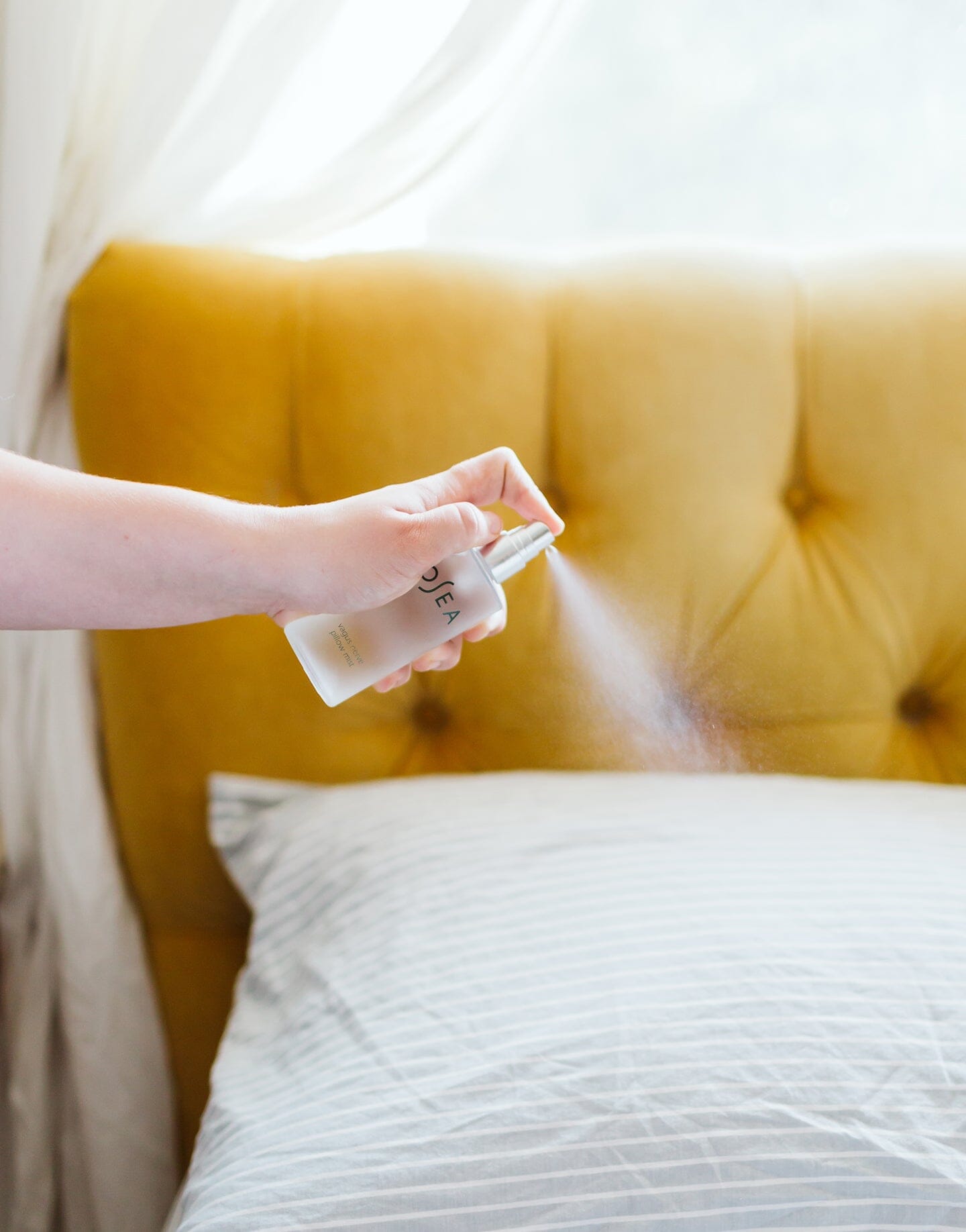 Pillow Mist Spray on a Bed