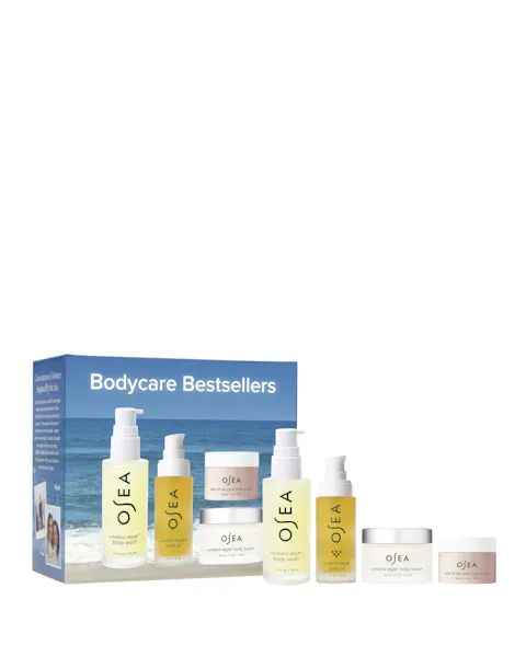 OSEA body care products with packaging on a white background