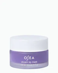 Purple OSEA Dream Lip Mask jar with white lid, 0.6 oz / 17 g 