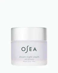 OSEA Dream Night Cream with Bio-Retinol jar on white background for ecommerce display