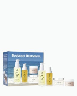Osea body care bestsellers set with packaging on a white background