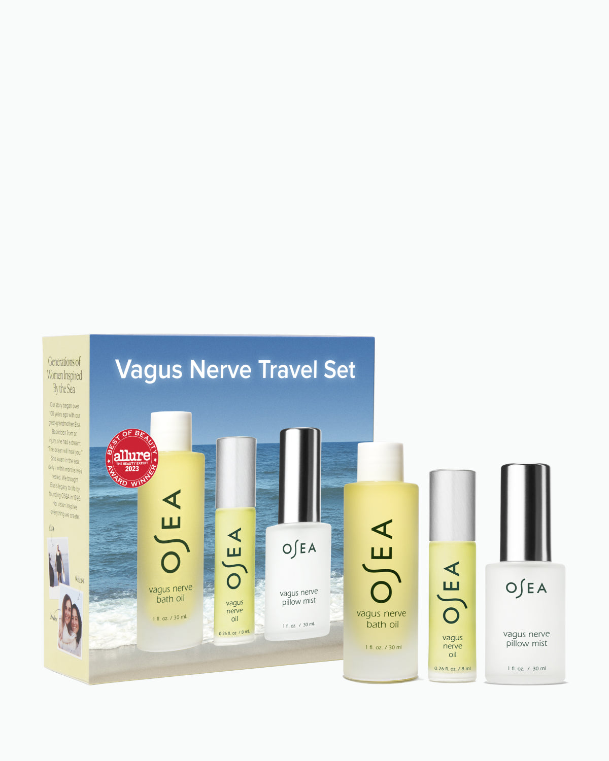ミューズ　Relaxation Massage Oil 2本セット Vagus Nerve Travel Set | Soothing Pillow Mist + Bath