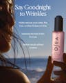 Dream Night Serum campaign highlighting wrinkle reduction, improved firmness, and retinol-like results without irritation