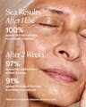 Clinical results claim: 100% felt hydrated after one use; 97% saw more radiant, plump skin after two weeks; 91% saw reduced look of fine lines