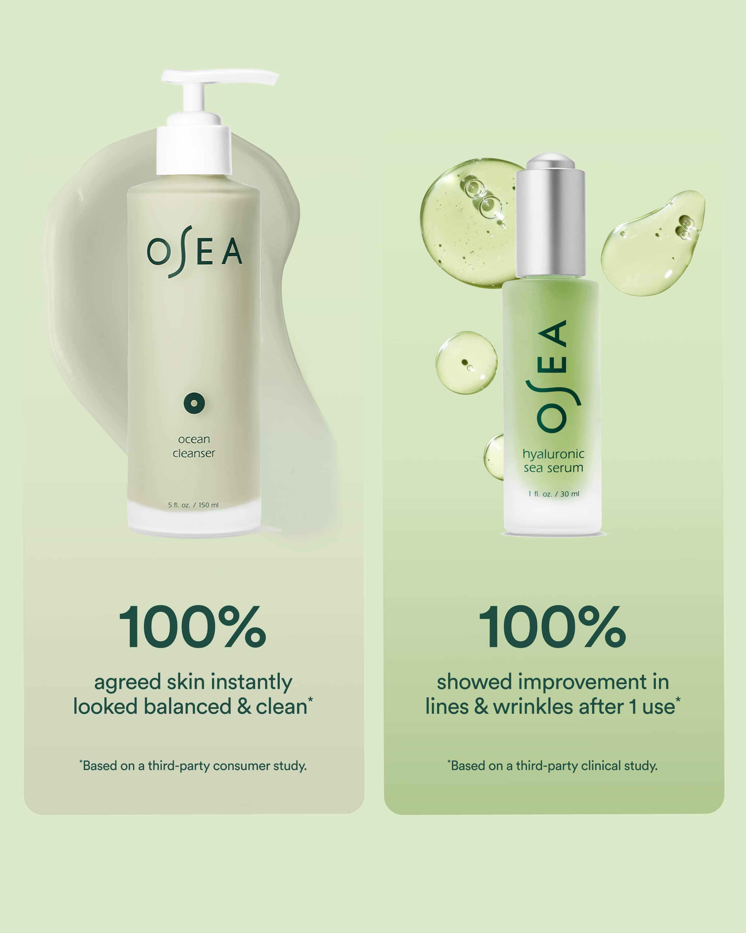 Cleanse & Hydrate Duo | Ocean Cleanser + Face Serum - OSEA – OSEA