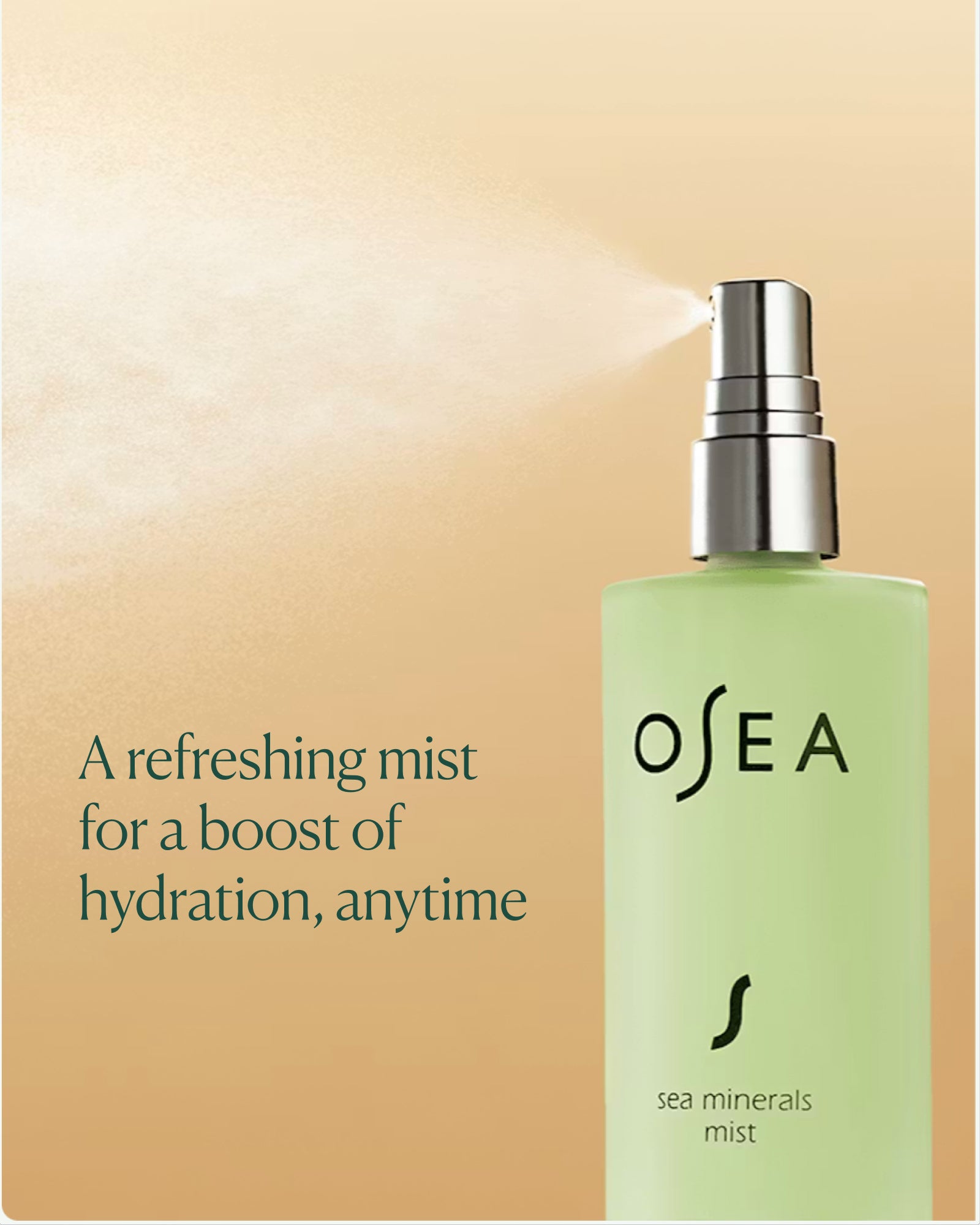 Sea Minerals Mist I Vegan Hydrating Toning Face Mist | Clean
