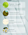 Key ingredients including prebiotic and seaweed complex, Undaria seaweed, squalane, and bisabolol for soothing hydration and barrier support