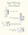 Age-Defying Face Ritual showcasing cleanse, treat, smooth eye area, and moisturize steps