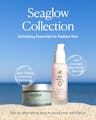 Seaglow Collection featuring multitasking cleansing exfoliator and AHA overnight resurfacing serum 
