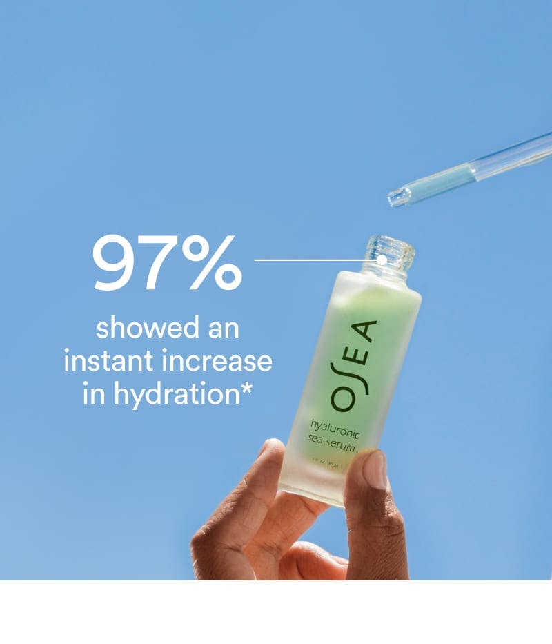 97% showed an instant increase in hydration