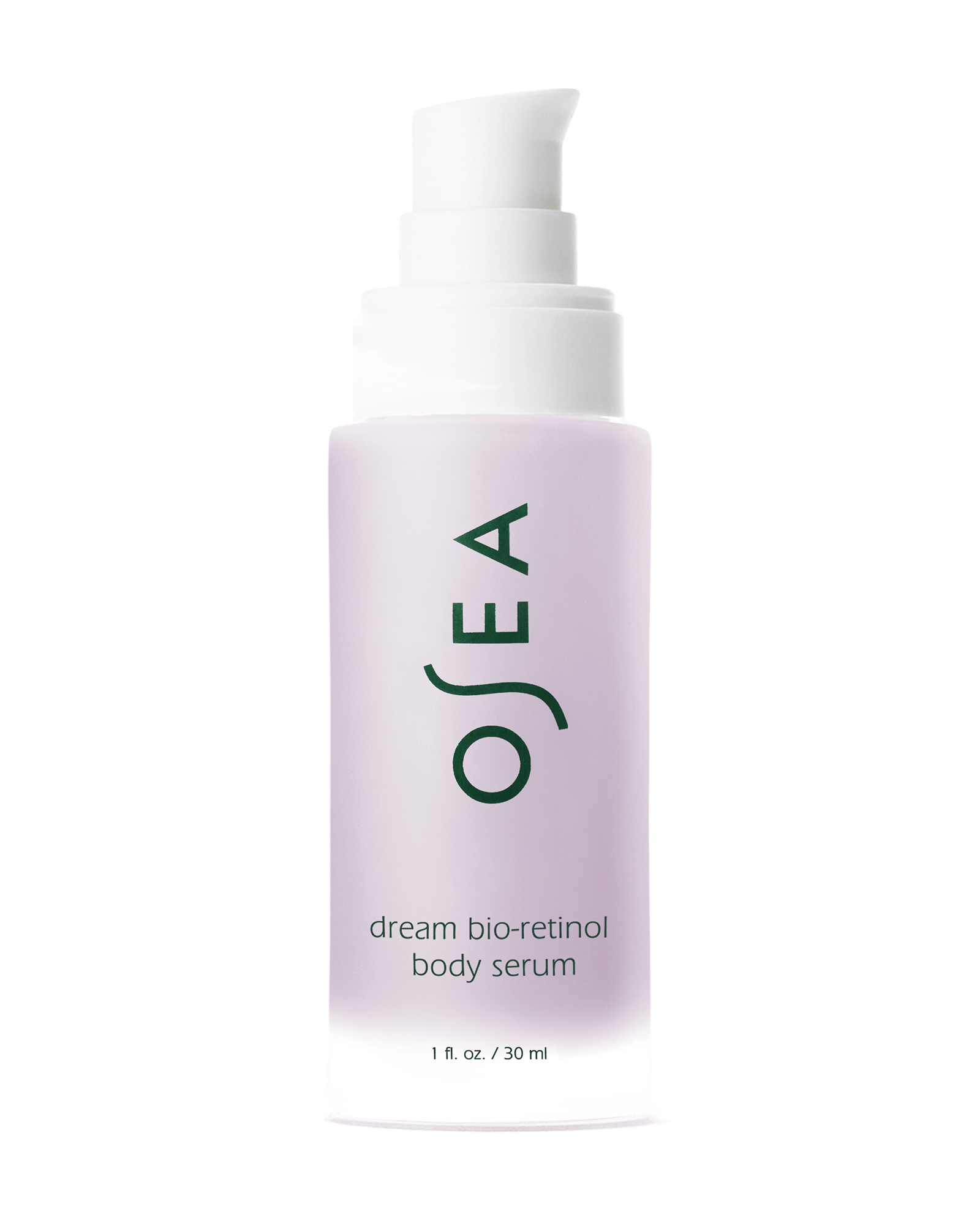OSEA body serum bottle on a white background