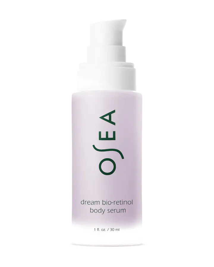 OSEA body serum bottle on a white background