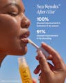 Clinical results showing 100% improved hydration and 91% improved lip plumping after use
