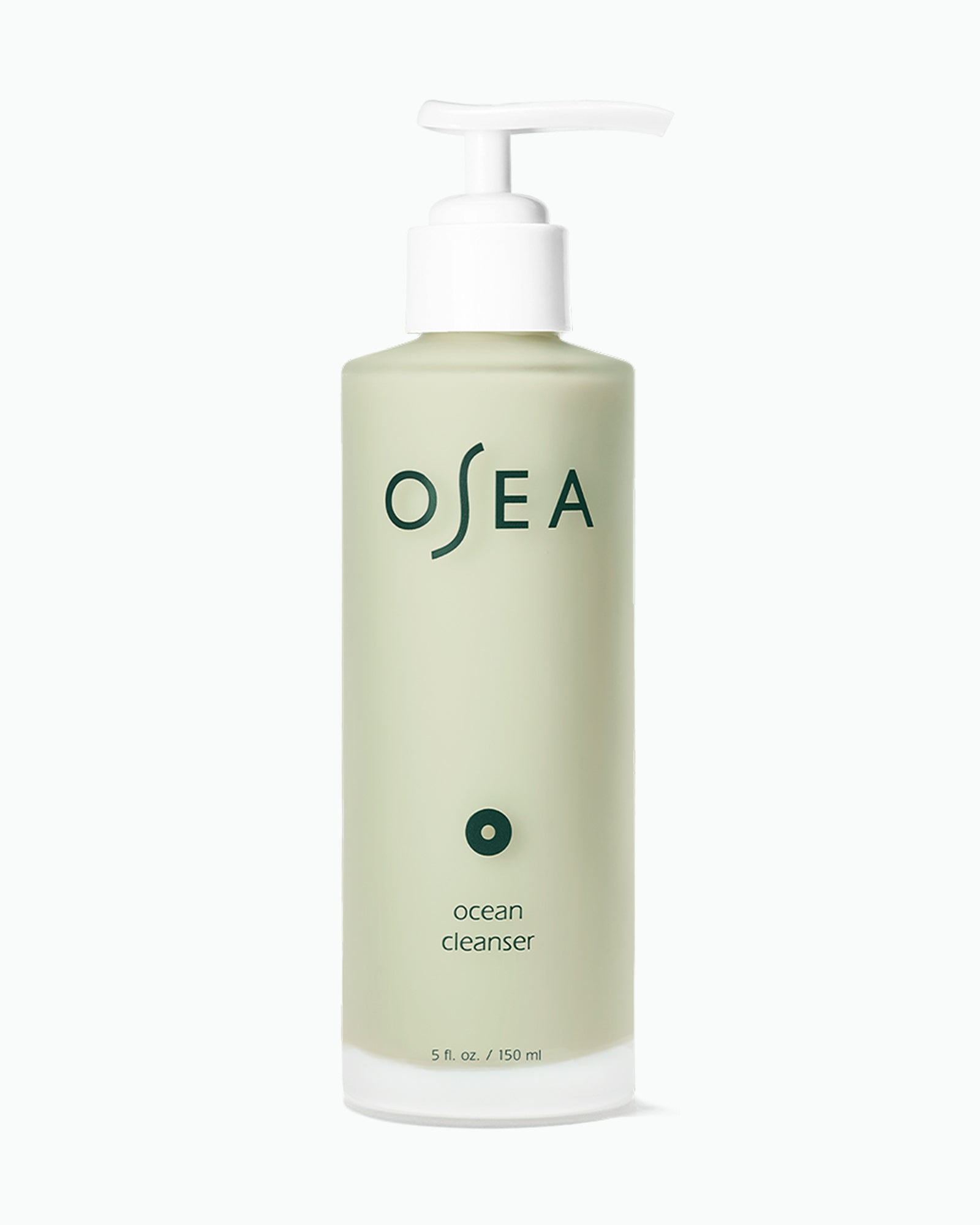 Osea ocean cleanser bottle on a white background
