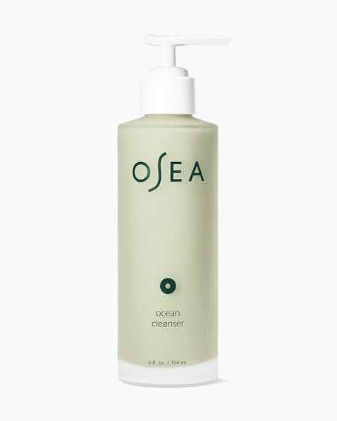 Osea ocean cleanser bottle on a white background