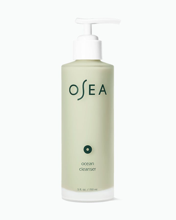 Osea ocean cleanser bottle on a white background