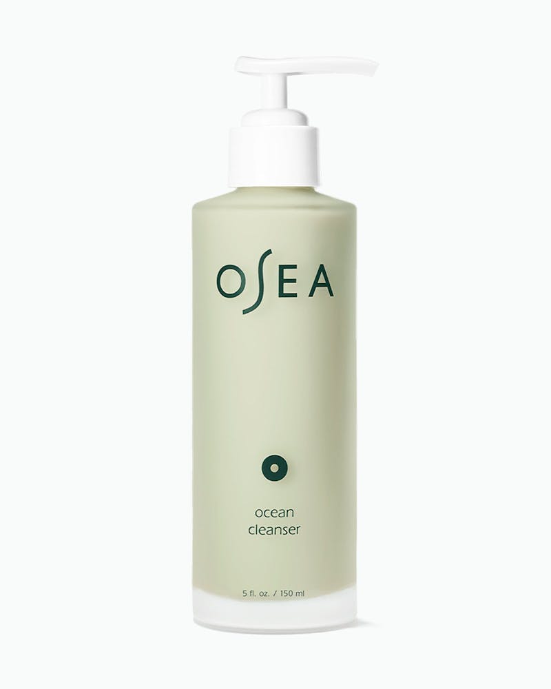Osea ocean cleanser bottle on a white background
