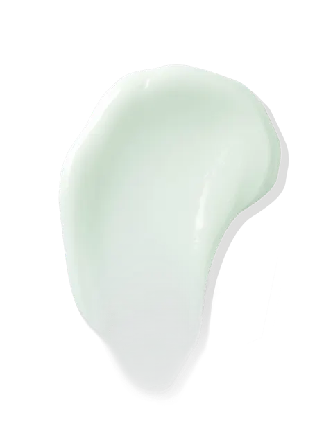 Milky gel cleanser texture highlighting lightweight, soothing formula