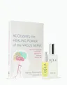 Accessing the Healing Power of the Vagus Nerve book displayed with OSEA Vagus Nerve Oil and Pillow Mist