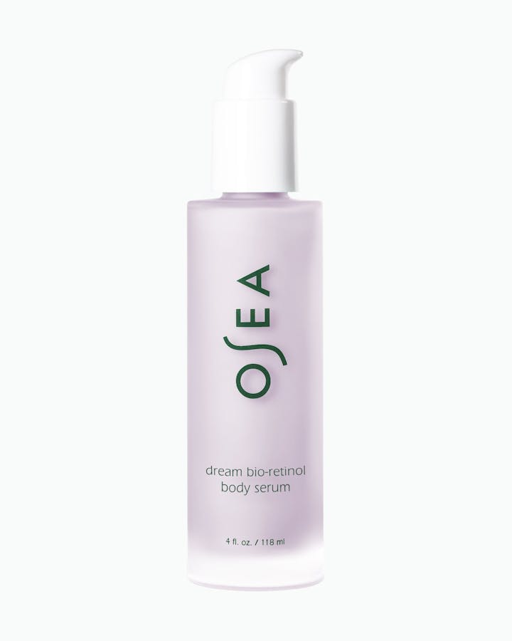 OSEA body serum bottle on a white background