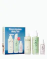 OSEA Firm & Hydrate Body Trio set with packaging on a white background