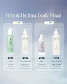 OSEA skincare products for a firm and hydrate body ritual on a gradient background.