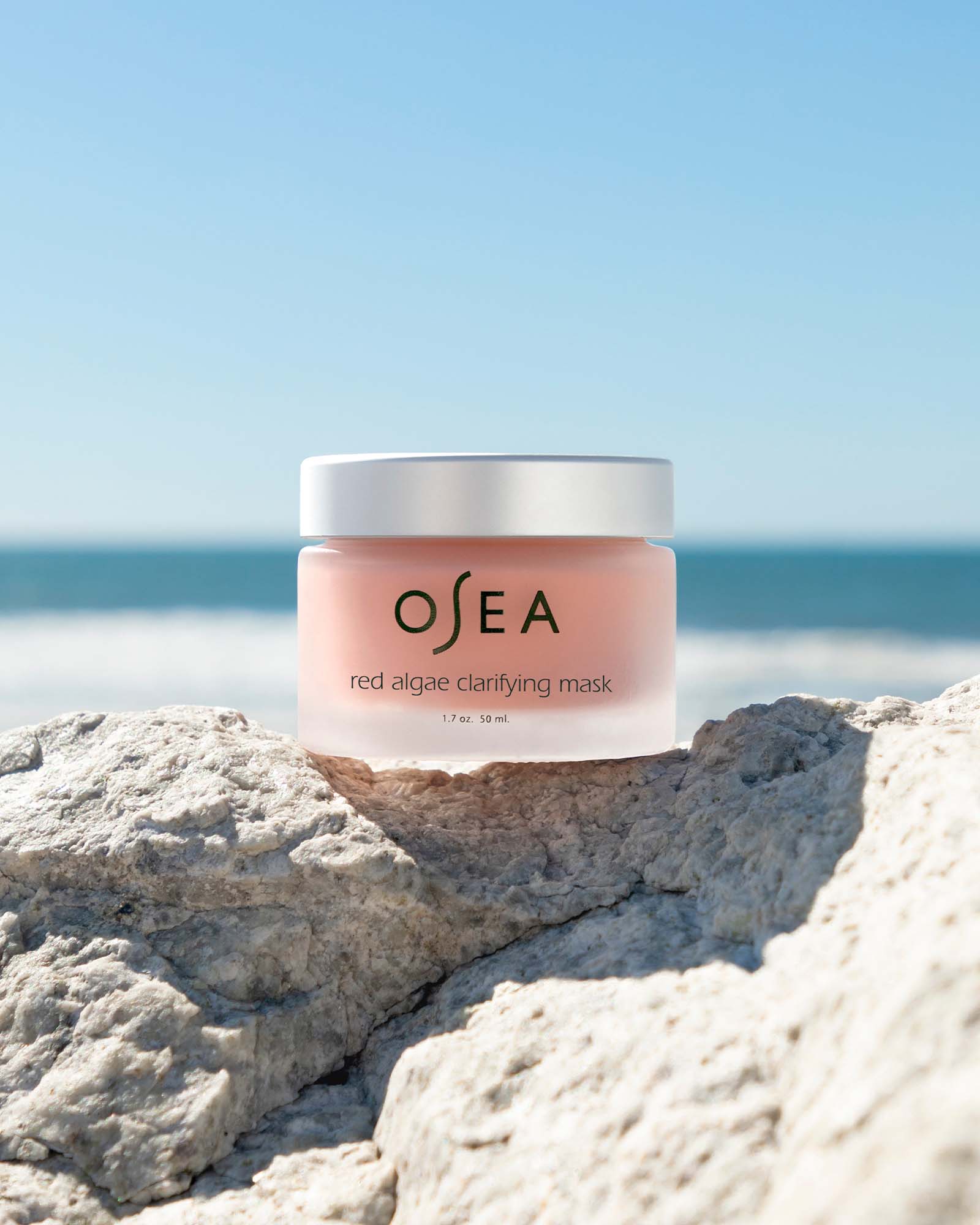 Red Algae Mask on beach