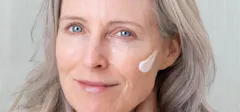 Woman With A Cream On Her Face