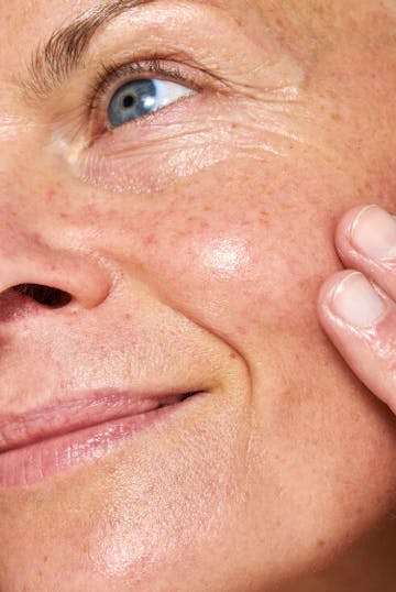 Close Up Of Womans Face