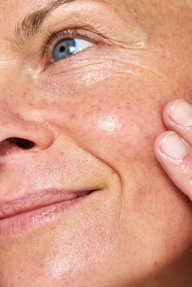 Close Up Of Womans Face