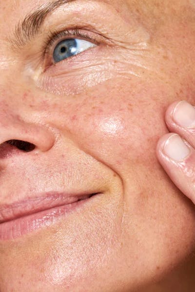 Close Up Of Womans Face