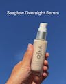 Video demonstrating Seaglow Overnight Serum application as part of an evening routine to resurface and boost radiance overnight