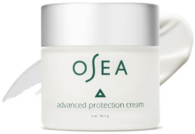 Jar of Advanced Protection Cream with texture